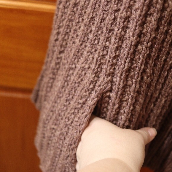 Vintage Scarf Vest Bohemian Hippy Tie Around Scarf With Pockets - Picture 5 of 13